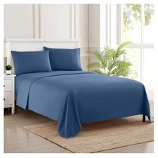 Split King Sheets - Luxury Breathable, Deep Pocket w/ Secure Corner Straps