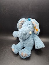 Steiff EARZ Ears 8 Blue Elephant Plush Stuffed Animal Retired
