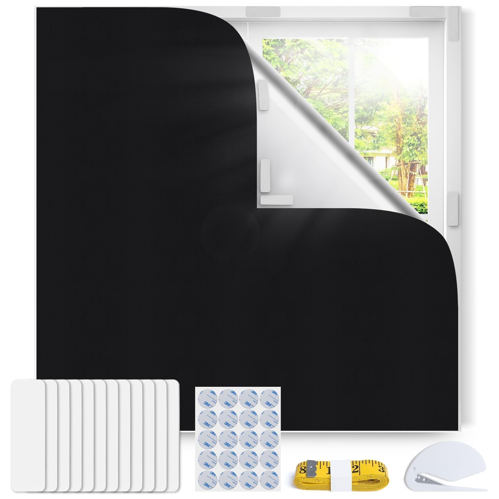 Store occultant premium 100x145cm à isolation solaire renforcée