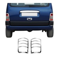 RüCklicht Leisten Heckleuchte FüR Citroen Berlingo 1996-2008 Edelstahl Chrom 2X