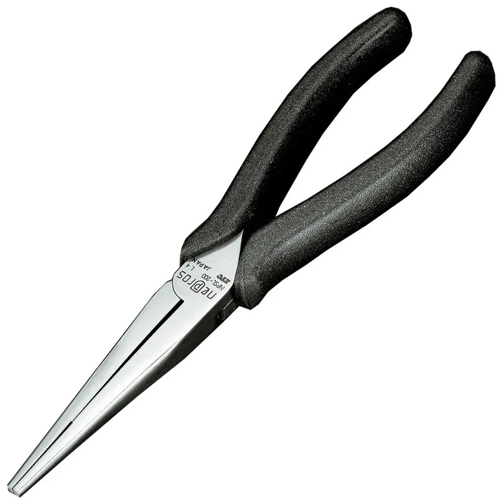 Japan NEW Kyoto Tool KTC Nepros Long Nose Pliers NPSL-200 Silver