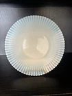 MacBeth-Evans Petalware Monax White 10 3/4" Salver Plate Platter Plain Base USA