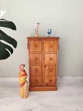 Petit meuble de rangement, style cabinet, faux tiroirs