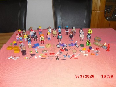 Playmobil Figuren  , Set 23  Stück, Zubehör, City, Stadt, vielfältig