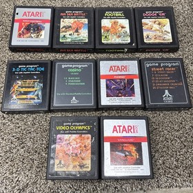 Atari 2600 System Bundle with Console, 30 Games, Joystick, Paddles, and More LOT
