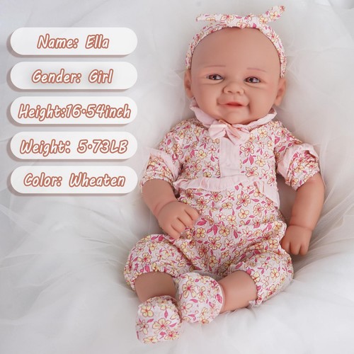 Silicone Reborn Baby Doll Full Body Silicone Baby Doll Realistic Baby Doll Li... - Picture 2 of 6