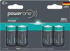  BULK OF 20 POWER ONE BY VARTA C CELL BATTERIES - 4 PACK