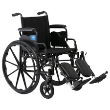 Medline Wheelchair With Swing-Back, Desk-Length Arms, Elevating Leg Rests 18