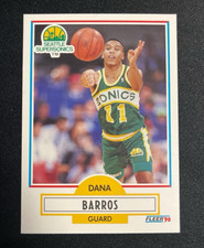 1990 Fleer Dana Barros #175 Supersonics