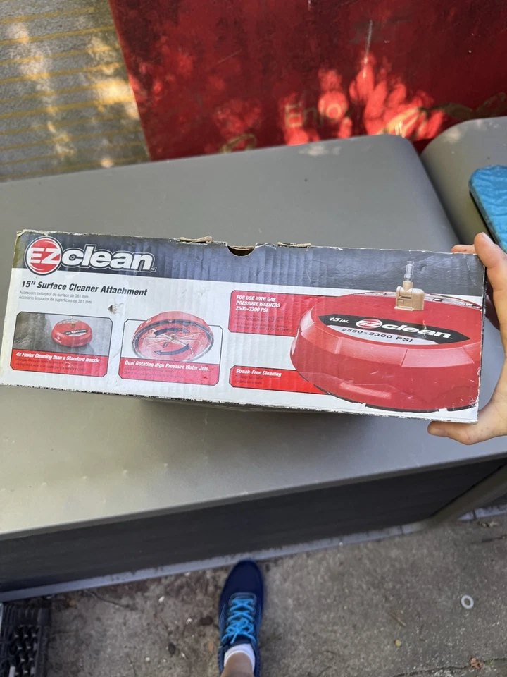 EZ Clean AEZ31023A 15in. 2500-3300 PSI Surface Cleaner for Pressure Washer G - Image 4 of 4