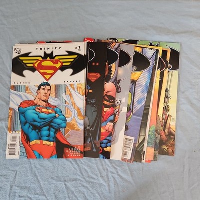 DC Comics Mixed Trinity Comic Book Lot - Modern Age Incomplete VF/MT Many Extras