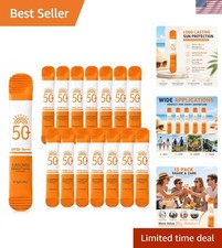 15 Pack Mini Sunscreen Bulk SPF 50, Travel Size Sunscreen for Face  Body, Wa...