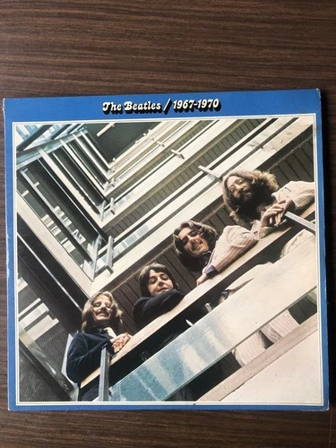 The Beatles/1967-1970 Blue Album double vinyl LP on Apple 1973