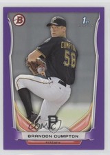 2014 Bowman Prospects Purple Brandon Cumpton #BP81 0ne3