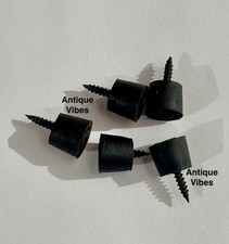 Pair of 5 - Walking Cane Bottom Rubber Tips Replacement Part
