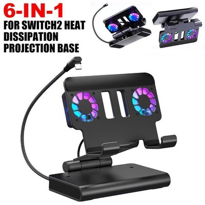 Efficient Cooling Dual Fan Expansion Dock for Nintendo Switch 2 4K
