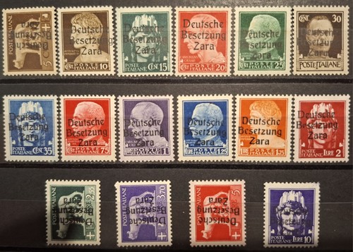 GERMAN OCCUPATION TSAR 1943 ON IMPERIAL SAS 1-16 SEE...