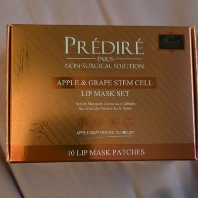 Predire Paris Apple & Grape Stem Cell Hydrating Lip Mask Set Pink 10 Patches