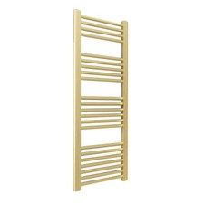 Brushed Brass Towel Rail Ladder Radiator Bathroom Heater Warmer 400mm x 1200mm