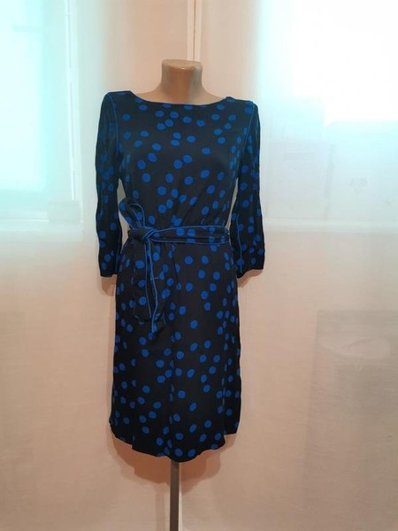 Women Boden Dress Black Viscose 36 / S / 44 #8DU6