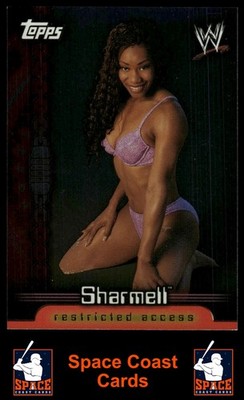 2006 Topps WWE Insider #D4 Sharmell Divas Restricted Access