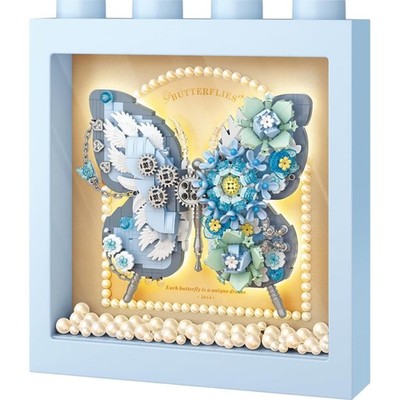 Bausteine Schmetterling Bilderrahmen Kreativ Dekoration Puzzle Kinder Puzzle