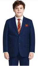 Marvelous World Boys' Plus Size Stretch Suit Size 12F