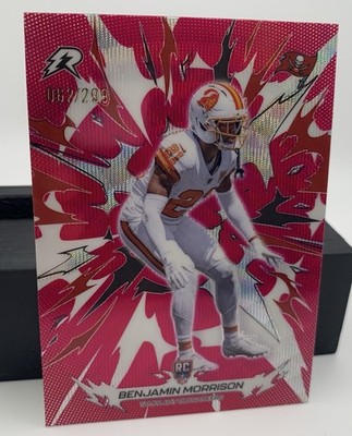 2025 Topps Resurgence Benjamin Morrison Magenta Surge RC /299 Buccaneers