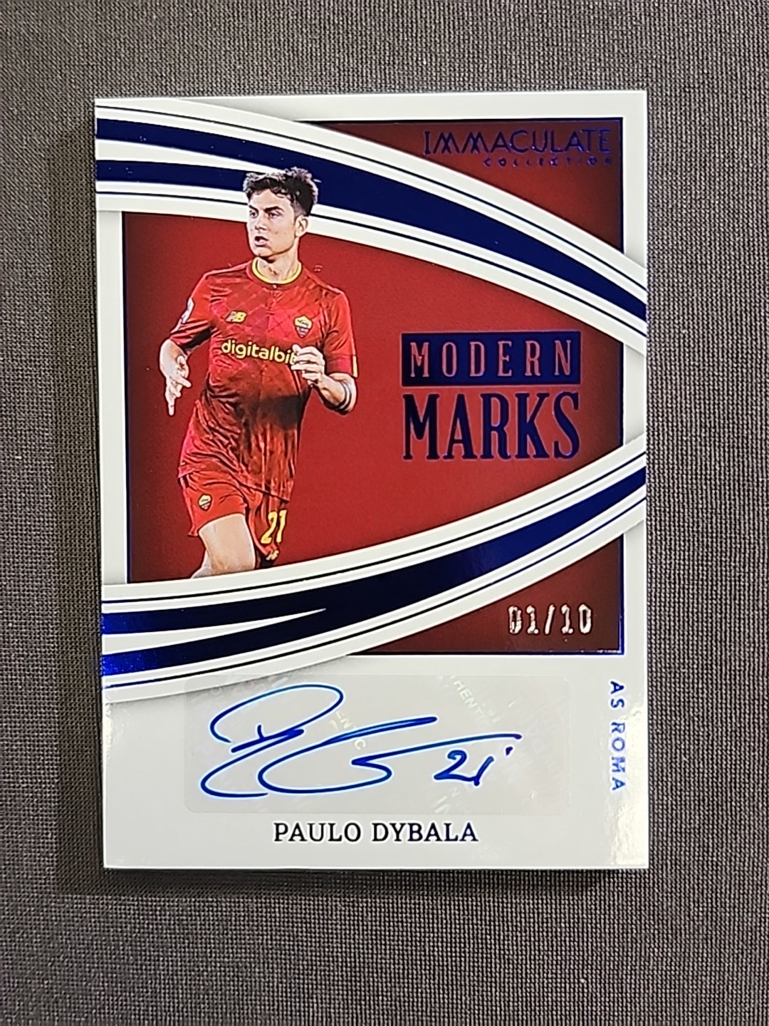 Paulo Dybala 2022 Immaculate #MA-PD Memorabilia Autographs