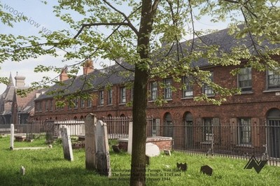 REPC056 - East London - Almosenhäuser, Kirchenpassage, West Ham - Druck 6x4
