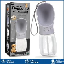 Portable Leak-Proof Pet Water Bottle Travel Outdoor Drinking Cup 350ml