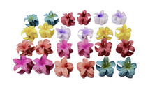 24 Pack Hawaiian Flower Hair Claw Clips for Women Girls the, size small