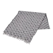 Louis Vuitton Logo Wool Muffler M70932 AB Used 39.9 in