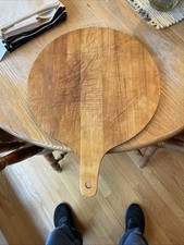 TABLA DE CORTAR PAN COCINA REDONDA DE COLECCIÓN~PANTALLA~TABLA DE PIZZA~¡BONITA!!