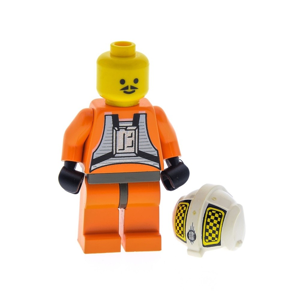 1X Lego Minifigure Star Wars Biggs Darklighter Pilot Rebels Helmet 7140 SW0009