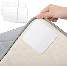 Antiscivolo per Tappeti 10 X 10 Cm, Lavabile Tappeto Antiscivolo, Tappetino Anti