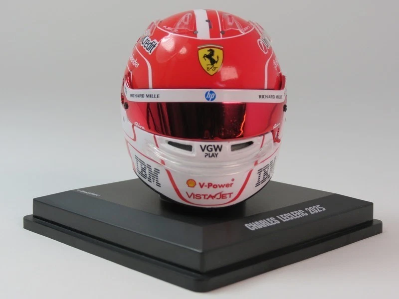 Looksmart Helm Ferrari #16 Charles Leclerc 2025 1/5 LSHEL009 - Bild 3 von 4