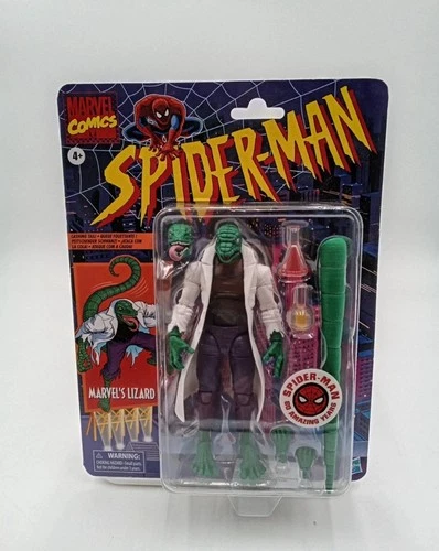 Marvel Legends Retro Spider-Man: Marvel Lizard (NUEVO)
