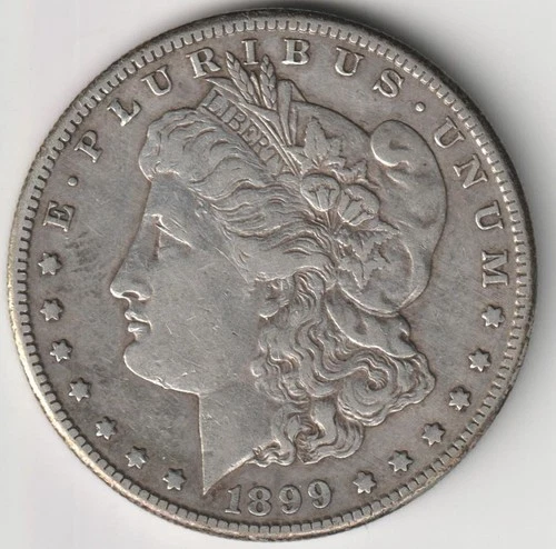 1899-S MORGAN SILVER DOLLAR  VF-XF