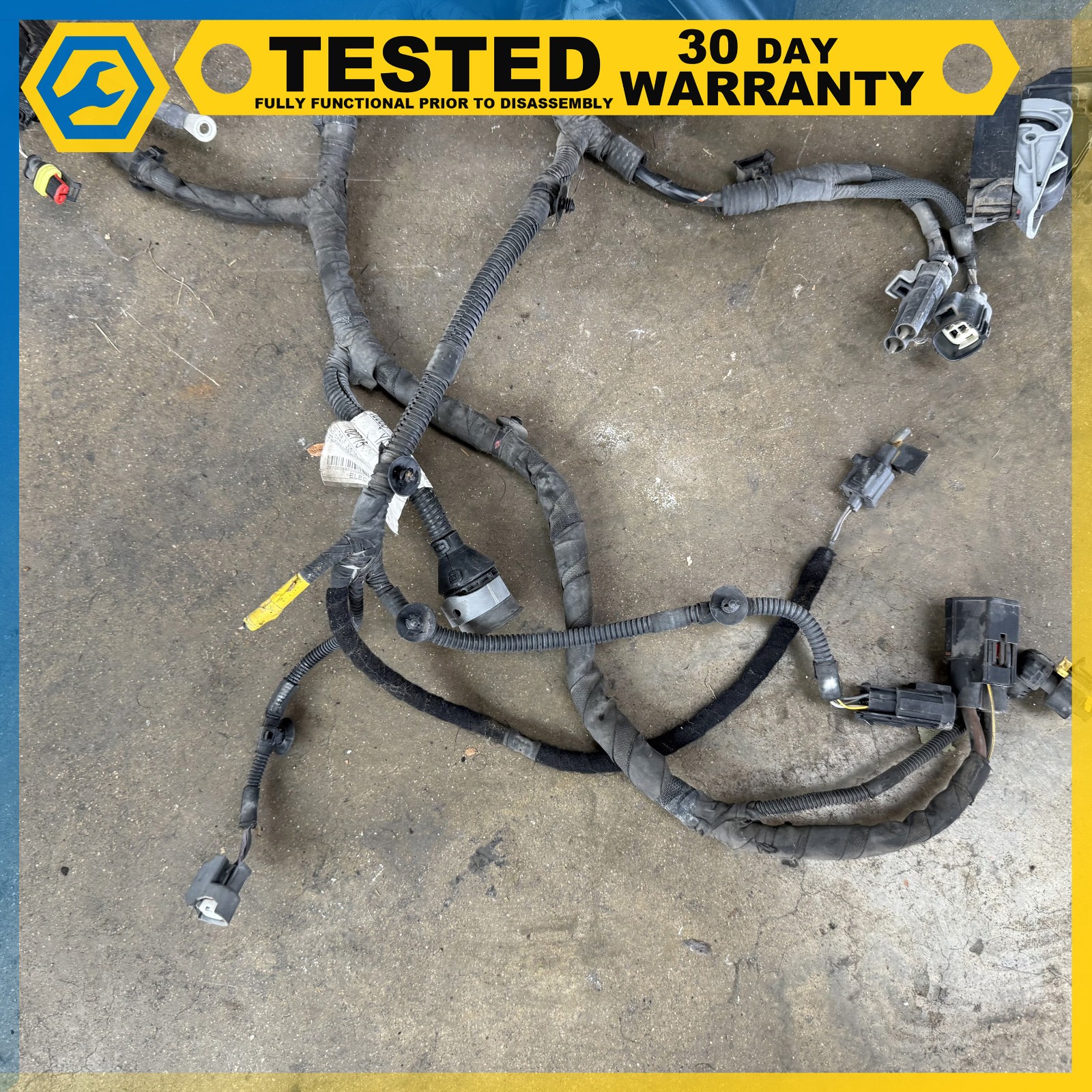 14-16 MASERATI GHIBLI 3.0L F160 ENGINE BAY WIRE WIRING HARNESS W/ FUSE BOX OEM