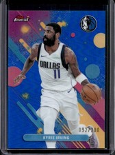 2025-26 Topps Finest Kyrie Irving Common Blue Refractor #/200 Mavericks