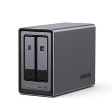 UGREEN NAS DXP2800 2-Bay Diskless Network Storage Intel N100 8GB DDR5 80TB Grey