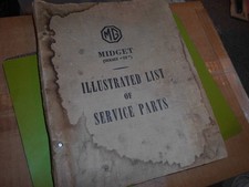 Mg Tf Original Illustrated Parts Manual Dated 554 Mg Tf Original Illustrated Parts Manual Dated 554