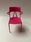 Mattel Creations BARBIE X KARTELL SET OF 4 matched PINK DOLL CHAIRS — photo 2