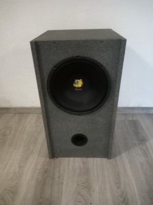 Eigenbau Subwoofer 30cm Durchmesser 70 cm Hoch 39 cm Breit 40 cm Tief Magnat
