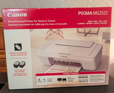 Canon Pixma MG2522 All-in-One Inkjet Printer Scanner and Copier (0727C042AA)