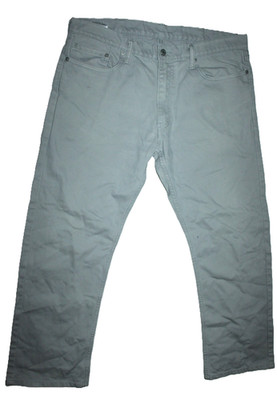 Levi's 514 Herren Jeans W38 L30 Grau Denim Straight Fit