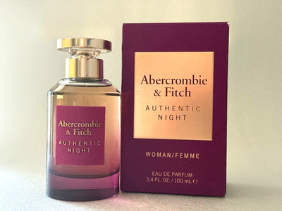 Abercrombie & Fitch AUTHENTIC NIGHT Women's 3.4 oz Eau De Parfum Spray