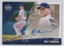 2022 Panini Diamond Kings DK Signatures Holo Silver 15/99 Matt Manning Auto 6o3