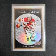 2023-24 UD Trilogy Rookie Renditions Jakob Pelletier RC Calgary Flames       L45